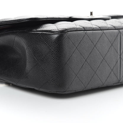 Chanel Caviar Quilted Jumbo Double Flap Black 9 of 16