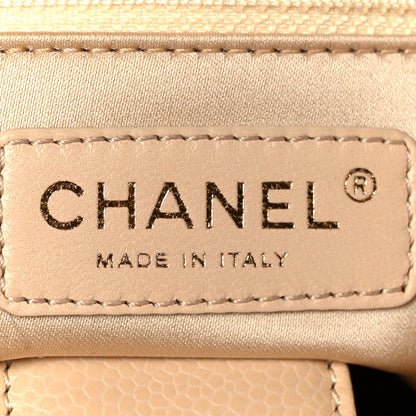 Chanel Caviar Quilted Petit Shopping Tote PST Beige Clair 6 of 10