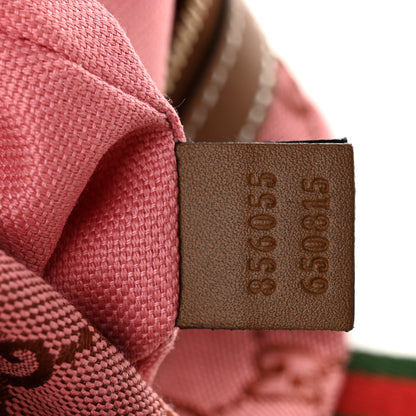 Gucci GG Supreme Web Mini GG Top Handle Bag Pink Beige 6 of 9
