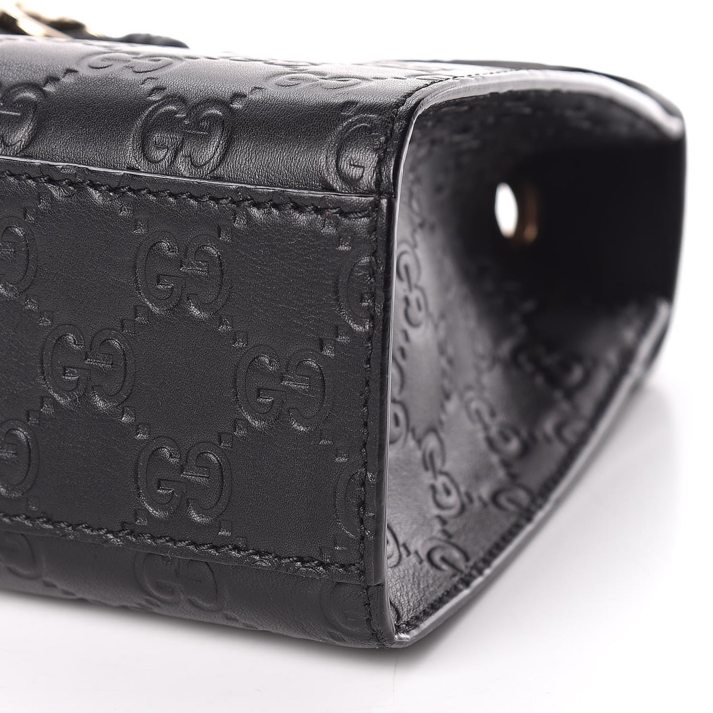Guccissima Medium Emily Chain Shoulder Bag Black