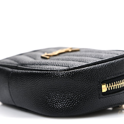 Saint Laurent Grain De Poudre Matelasse Monogram Baby Lou Camera Bag Black 10 of 10