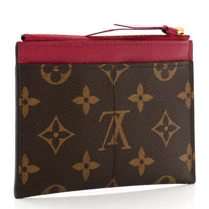 Louis Vuitton Monogram Zipped Card Holder Fuchsia 3 of 7