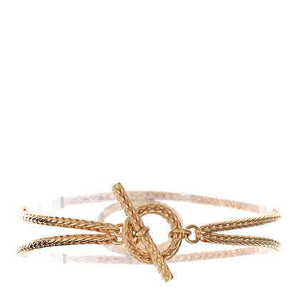 Hermes 18K Yellow Gold PM Chaine D'ancre Danae bracelet 2 of 4