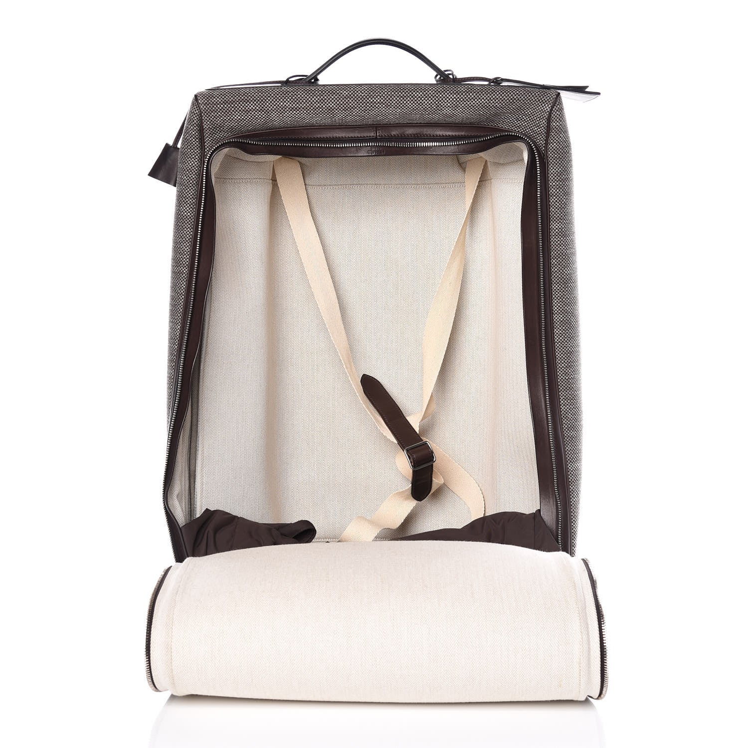 Hermes Toile Trousse Caleche Express Carry On Cabine Suitcase 7 of 7