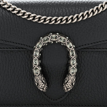 Gucci Calfskin Super Mini Dionysus Shoulder Bag Black 8 of 11