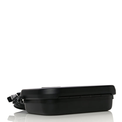 Balenciaga Recycled Plastic Calfskin Embossed Mini Lunch Box Case with Strap Black 3 of 10