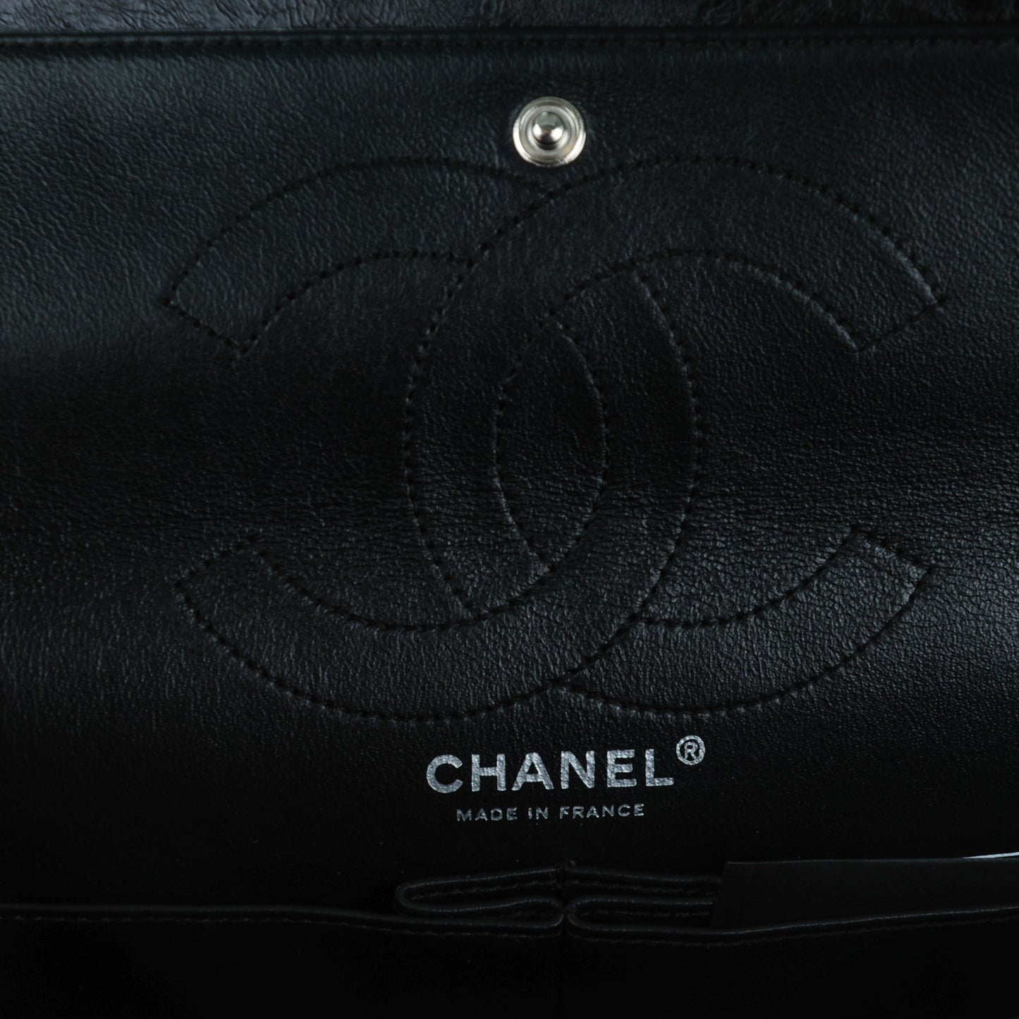 Glazed Calfskin Quilted 2.55 Reissue 226 Flap So Black
