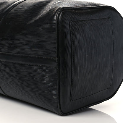 Louis Vuitton Epi Keepall 50 Black 10 of 15