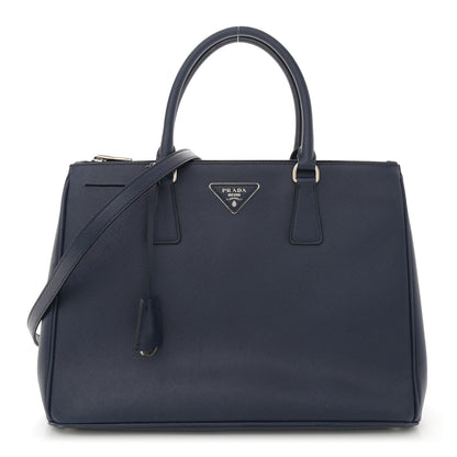 Prada Saffiano Lux Large Galleria Double Zip Tote Baltico 1 of 12