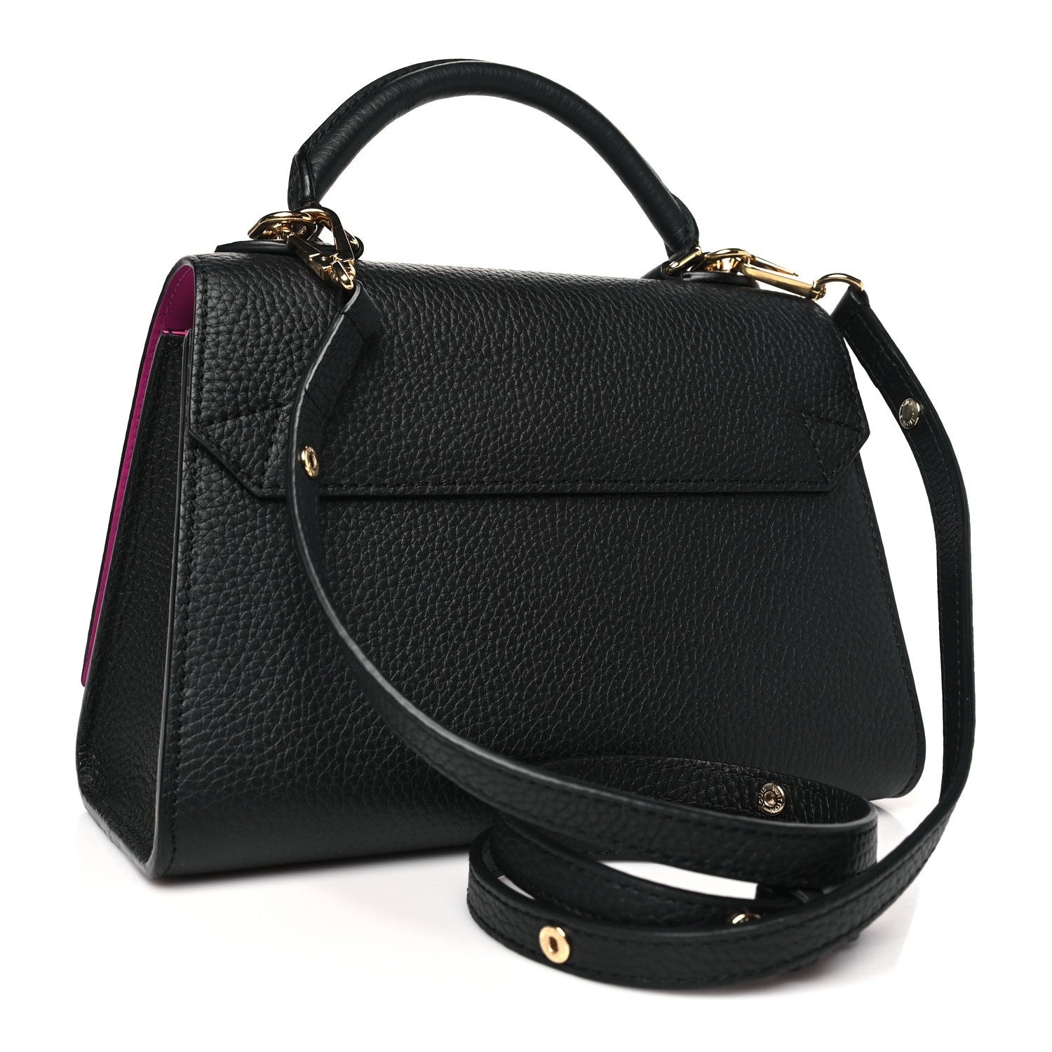 Louis Vuitton Taurillon Twist One Handle PM Black Black 3 of 9