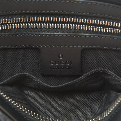 Gucci Soft GG Supreme Monogram Web Belt Bag Black Grey 6 of 10