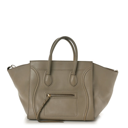 Celine Supple Calfskin Medium Phantom Luggage Beige 1 of 16