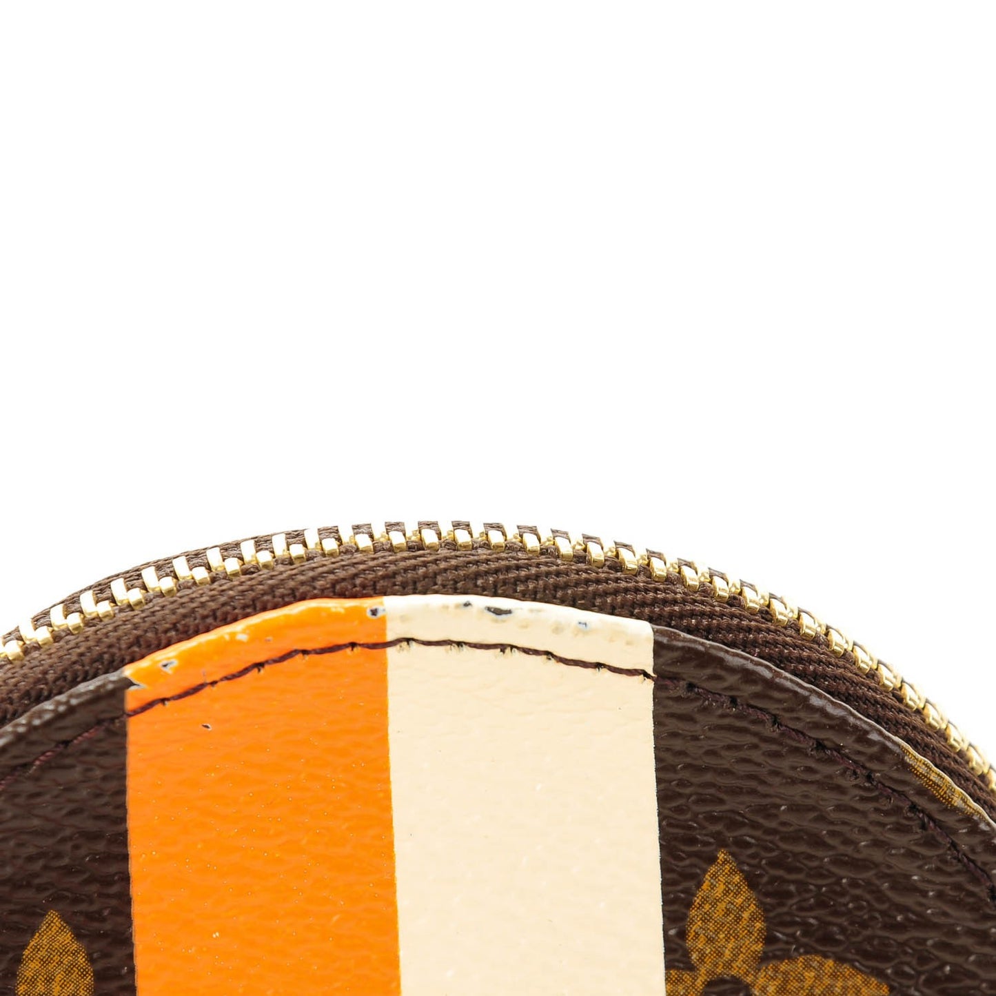 Monogram Groom Round Coin Purse