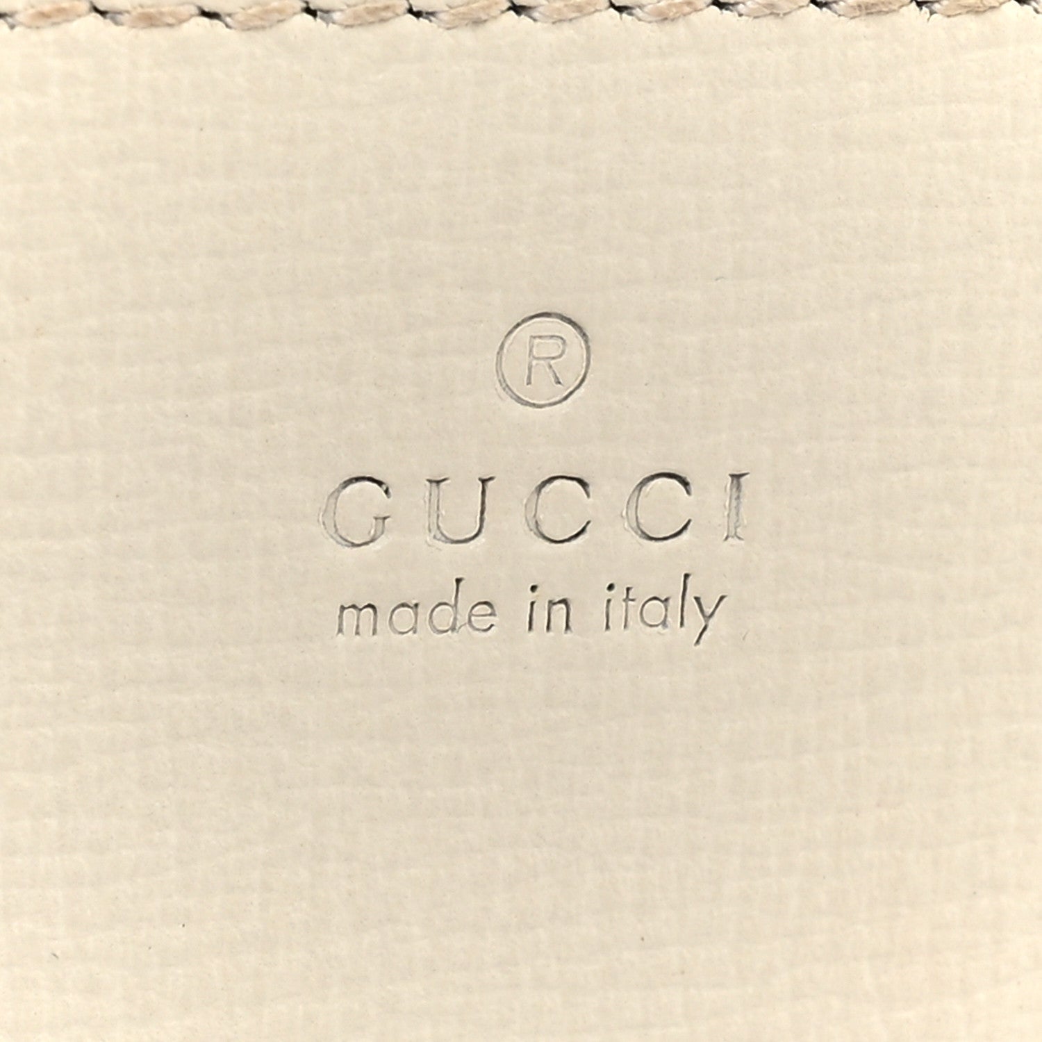 Gucci GG Supreme Monogram Azalea Calfskin Horsebit 1955 Wallet On Chain Beige Ebony Mystic White 7 of 14
