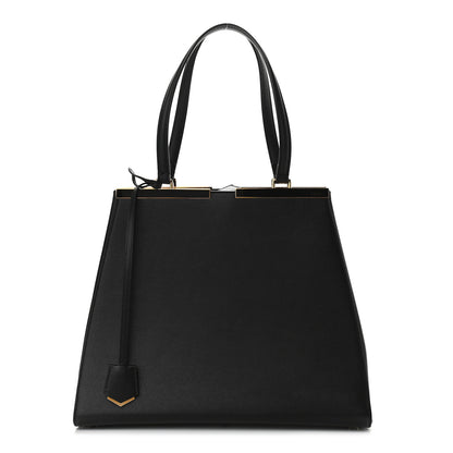 Fendi Vitello Elite Large 3Jours Tote Black 1 of 8