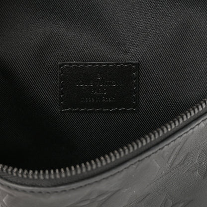 Louis Vuitton Calfskin Monogram Shadow Discovery Bumbag Black 6 of 12