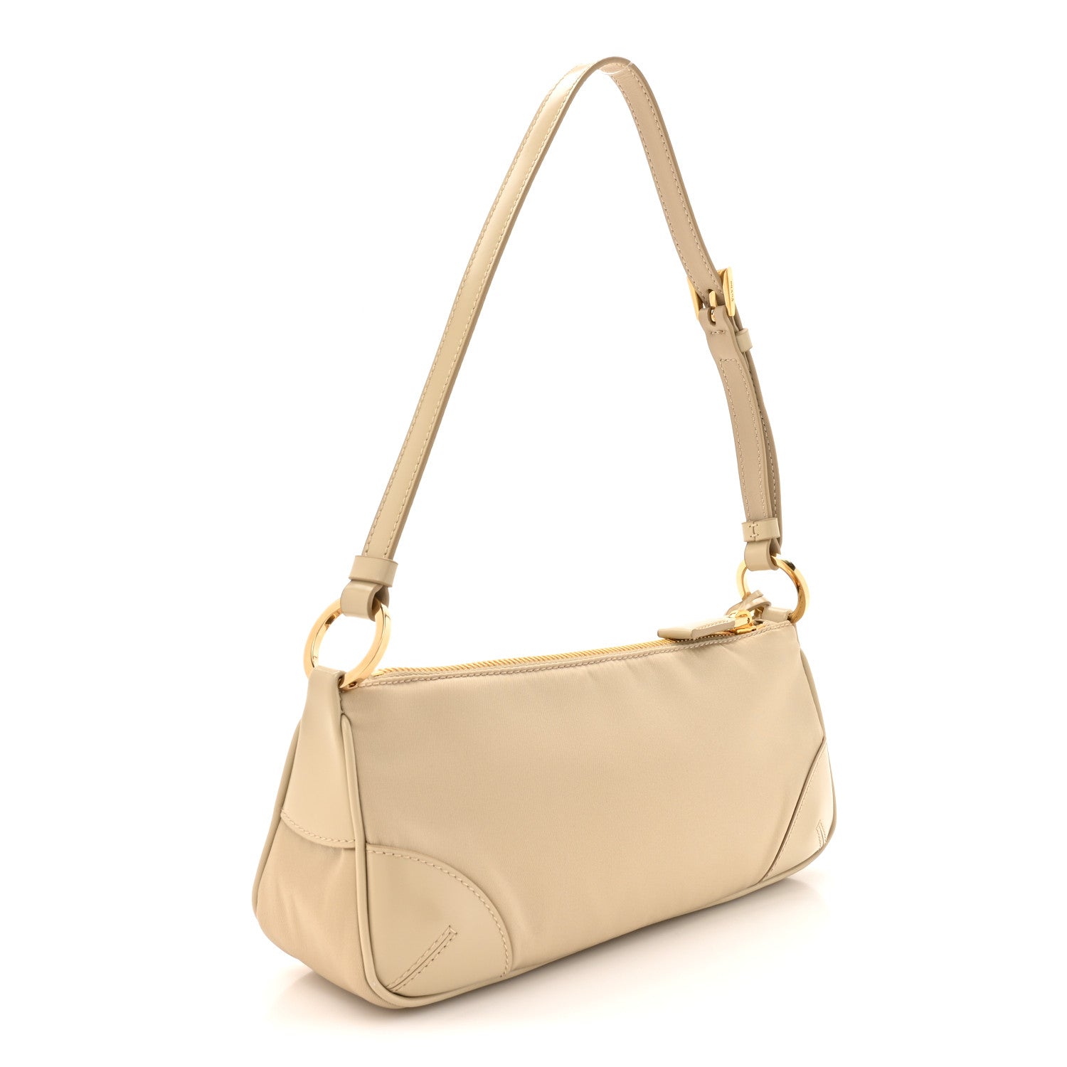 Prada Re-Nylon Spazzolato Re-Edition 2002 Shoulder Bag Deserto 3 of 9