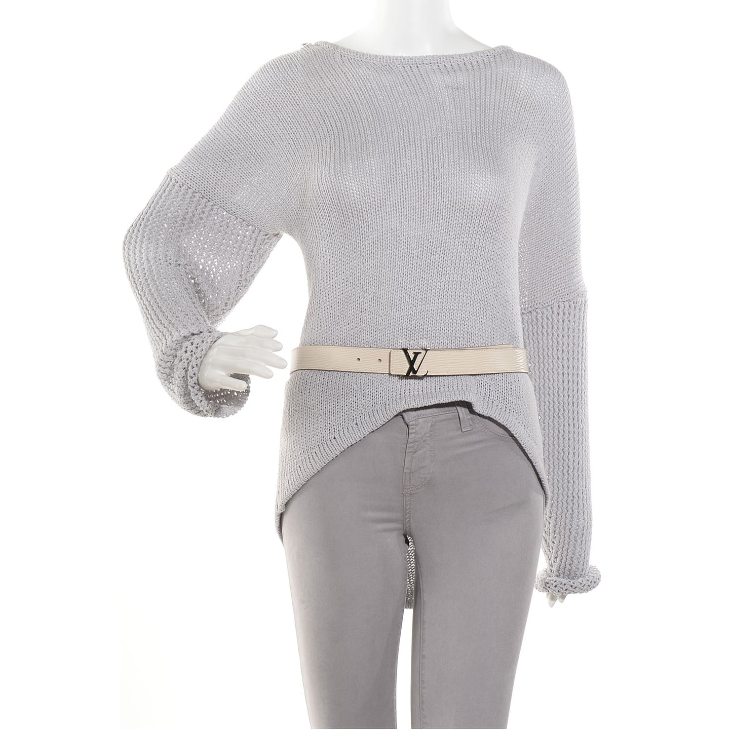 Epi Initials Belt 80 32 Ivory