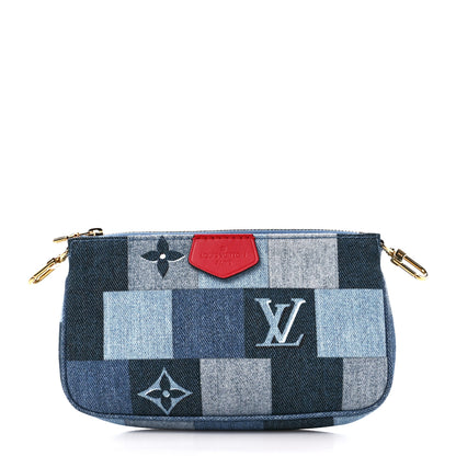 Louis Vuitton Denim Multi Pochette Accessories Mini Pochette 1 of 10