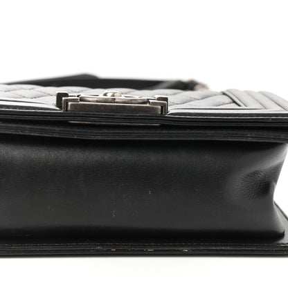 Chanel Calfskin Quilted Small Boy Flap Black 13 of 13