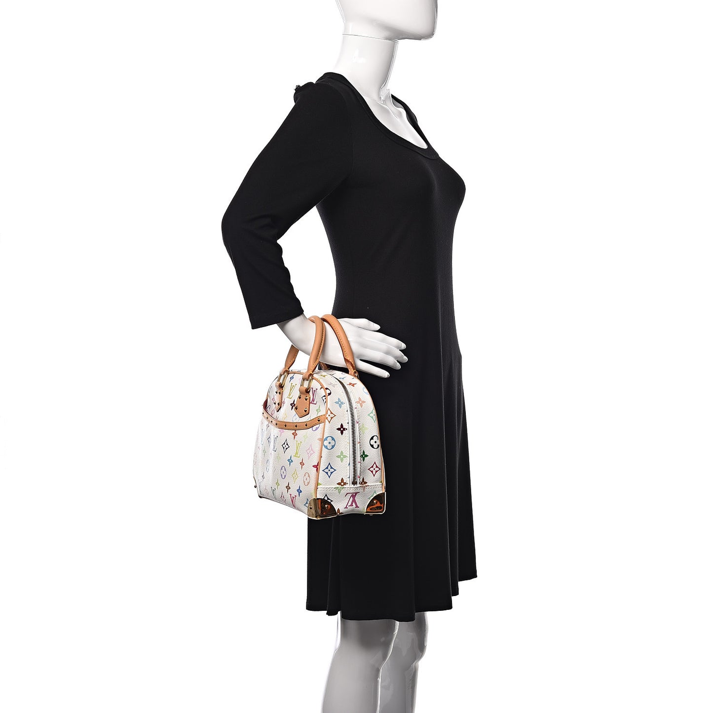 Monogram Multicolor Trouville White