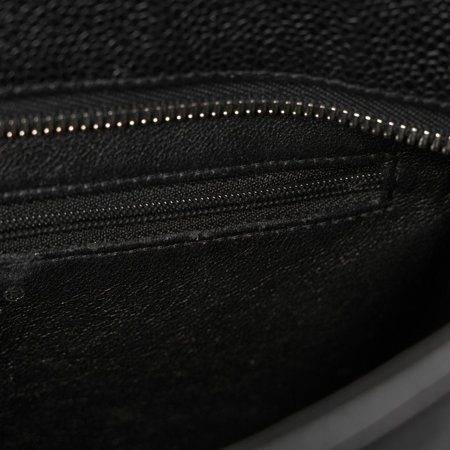 Caviar Quilted Medallion Tote Black