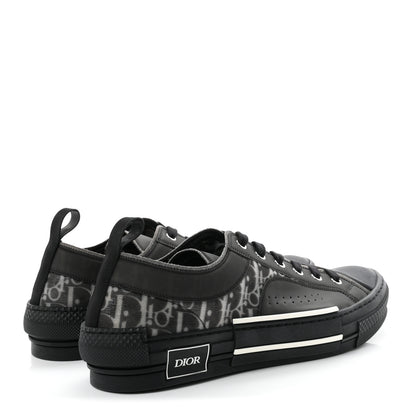Christian Dior Technical Canvas Oblique Mens B23 Low Top Sneakers 45 Black 5 of 9
