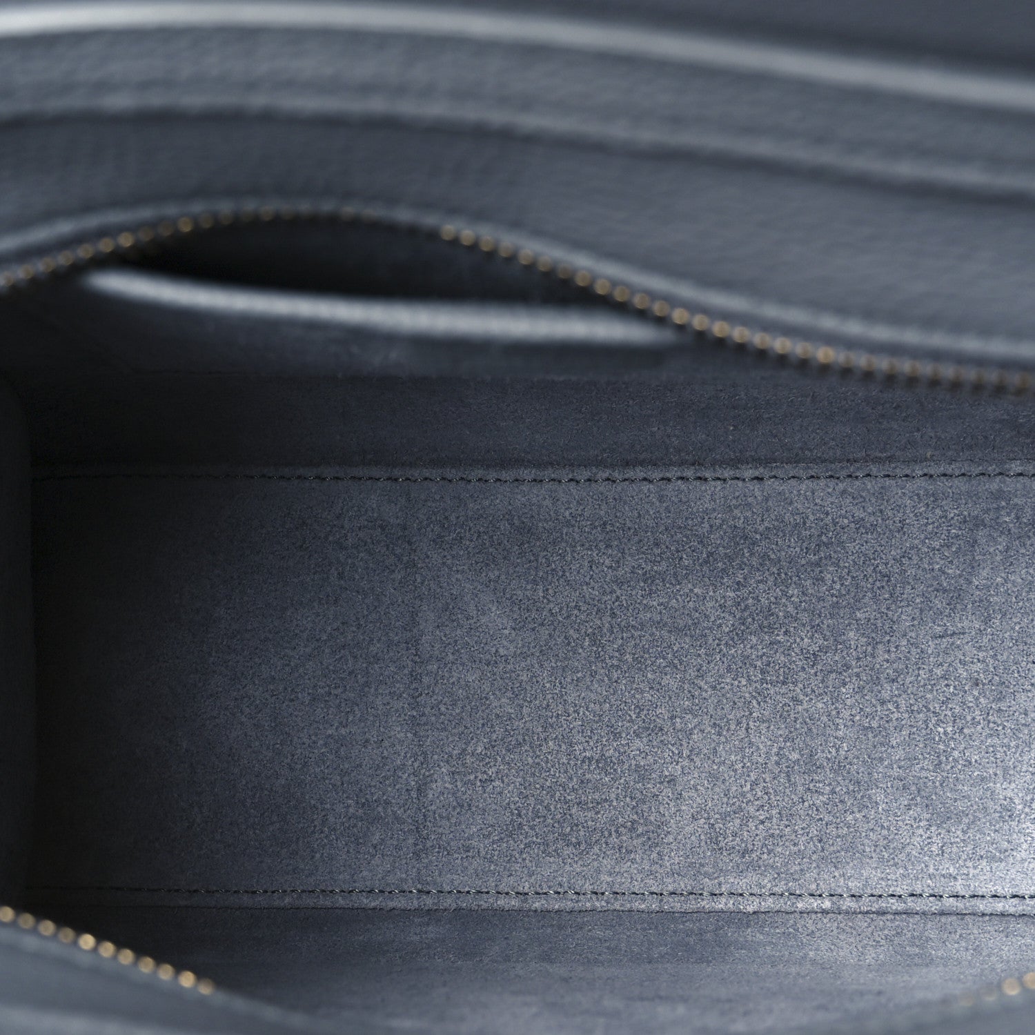 Celine Baby Drummed Calfskin Nano Luggage Kohl 5 of 10
