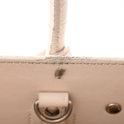 Saint Laurent Calfskin Crocodile Embossed Baby Sac De Jour Crema Soft 15 of 20