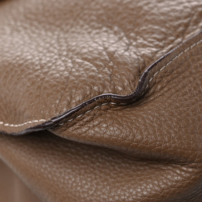 Chloe Calfskin Large Marcie Satchel Barbour Khaki 10 of 15
