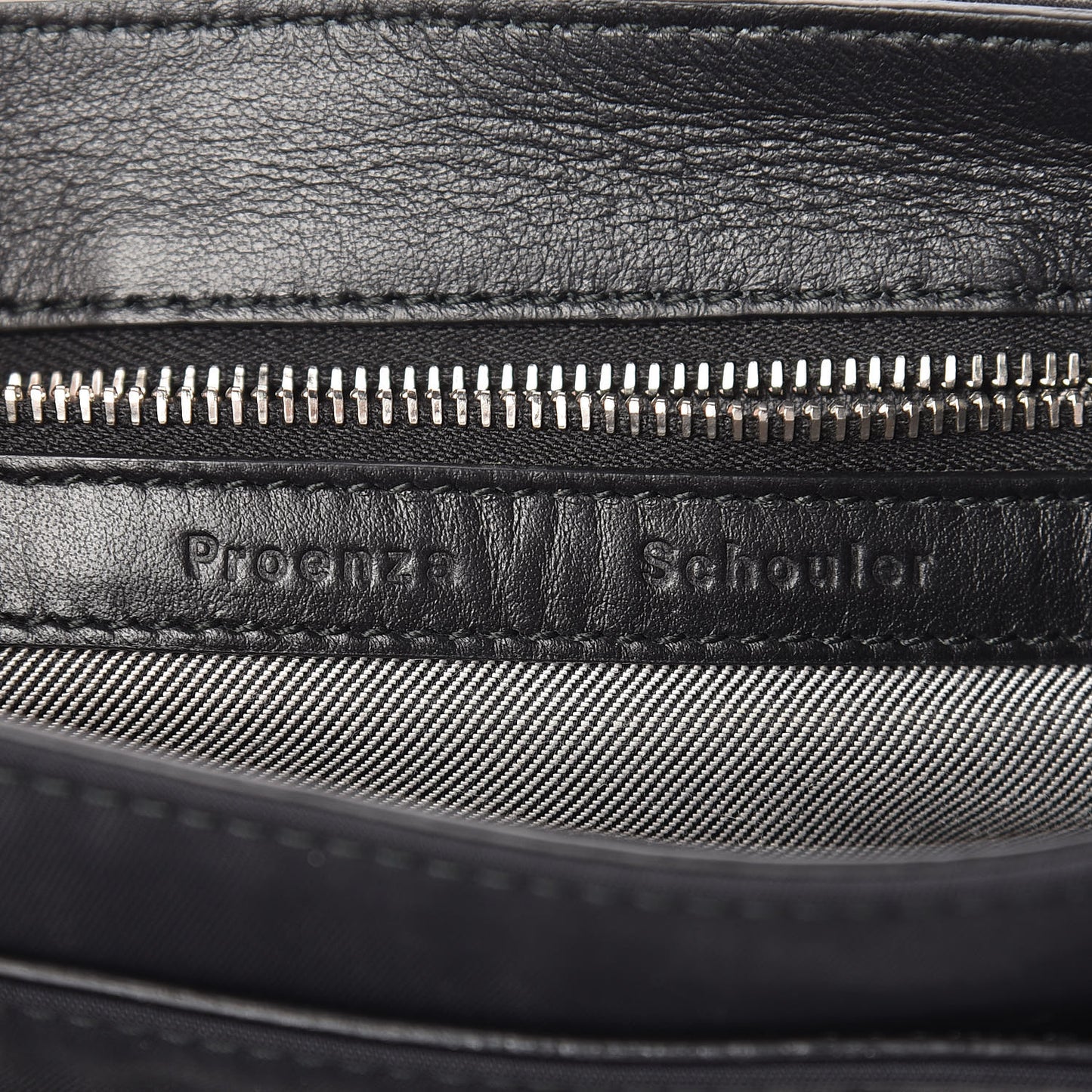 Nylon Calfskin PS1 Pouch Messenger Black
