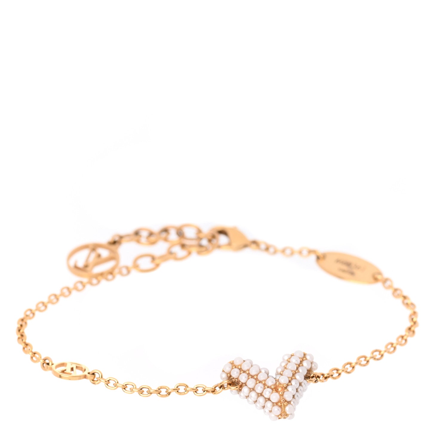 Louis Vuitton Essential V Perle Bracelet Gold 1 of 4
