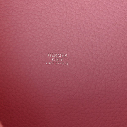 Hermes Taurillon Clemence Picotin Lock 18 PM Mauve Sylvestre 6 of 9
