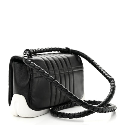 Burberry Lambskin Quilted Small Lola Hoof Bag Black 3 of 10