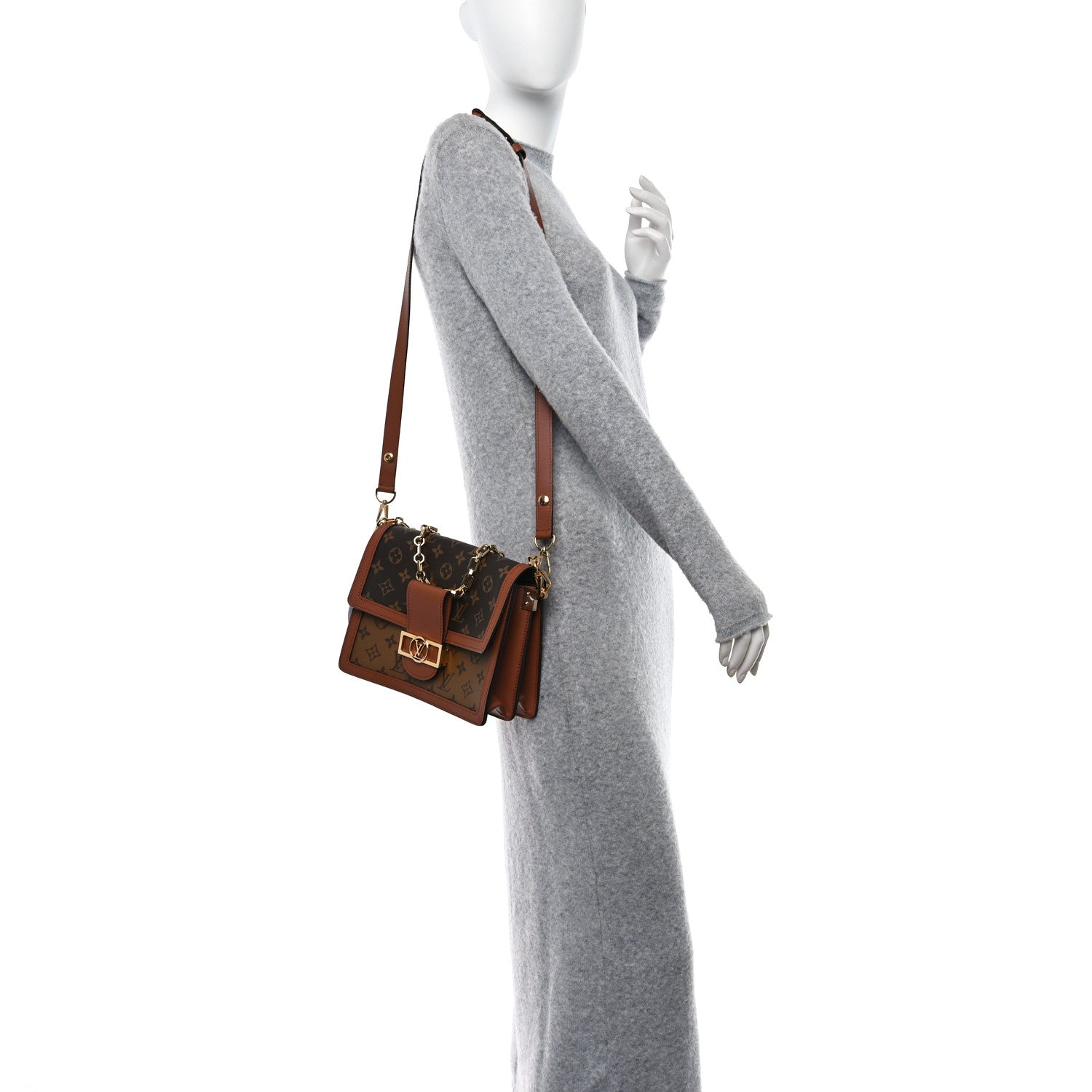 Louis Vuitton Reverse Monogram Dauphine MM 2 of 10