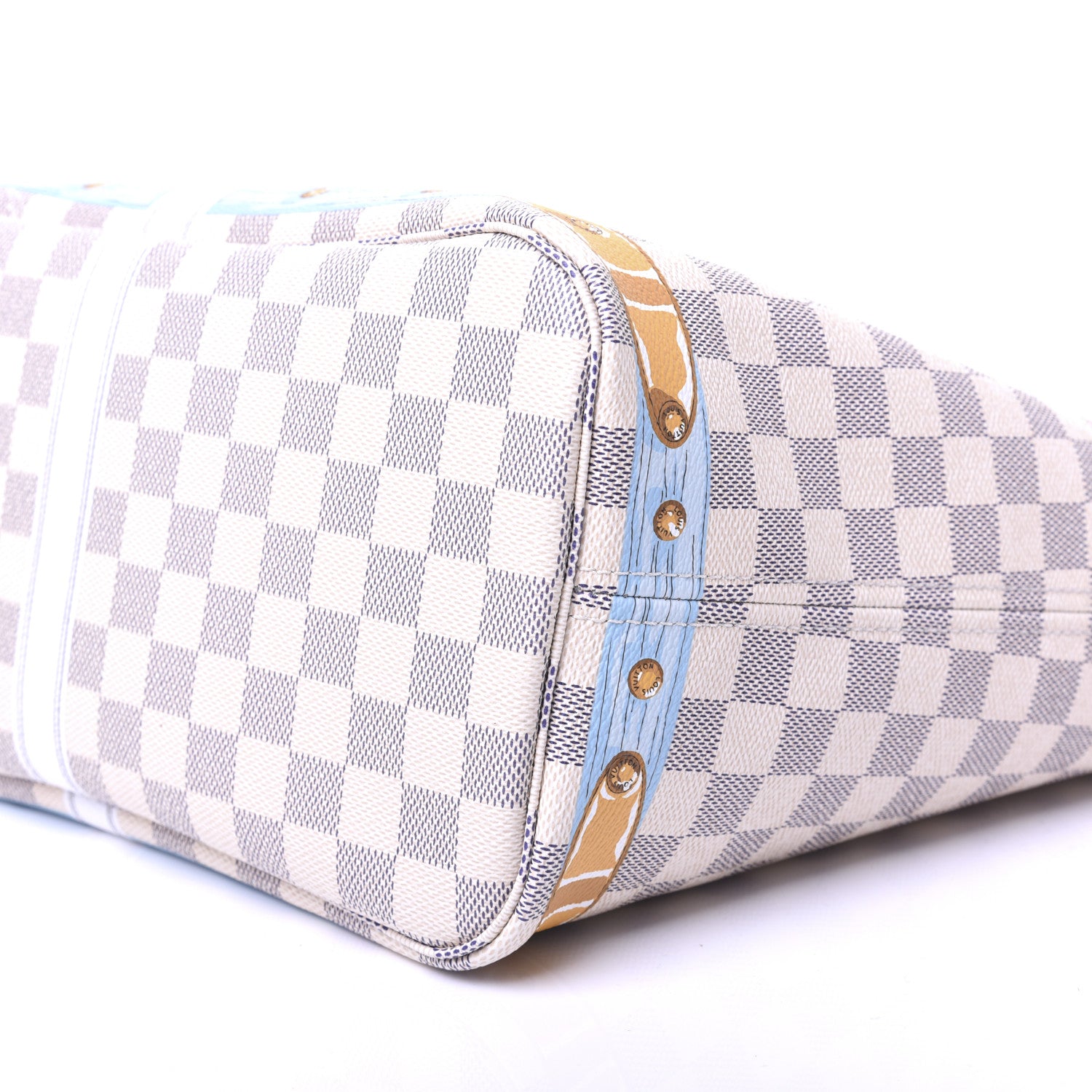 Louis Vuitton Damier Azur Summer Trunks Forte Dei Marmi Neo Neverfull MM 8 of 18