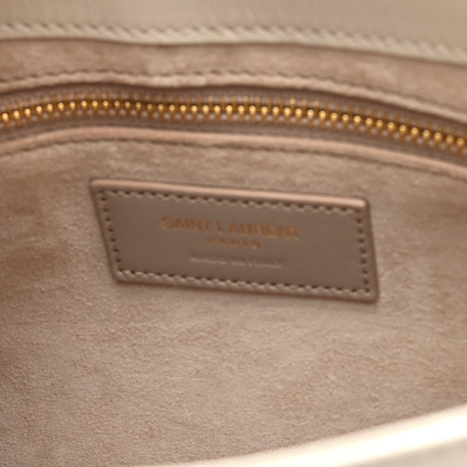 Saint Laurent Smooth Calfskin Le 5 A 7 Hobo Blanc Vintage 6 of 9