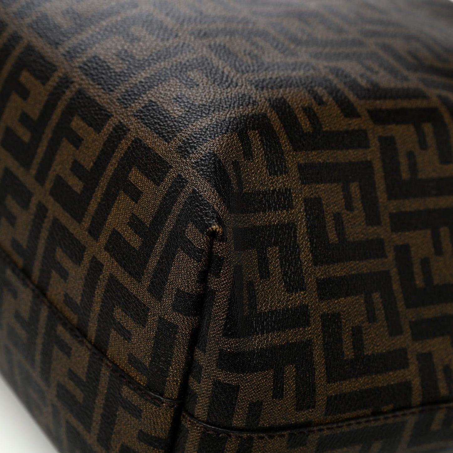 Zucca Spalmati Medium Roll Tote Tobacco Moro