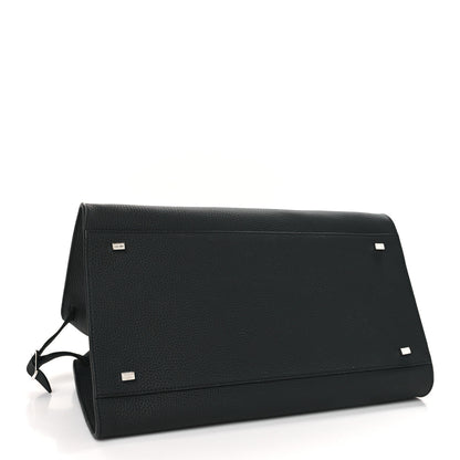 The Row Matte Grained Calfskin Soft Margaux 15 Black 4 of 9