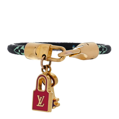 Louis Vuitton Monogram Multicolor Luck It Bracelet 17 Black 1 of 5