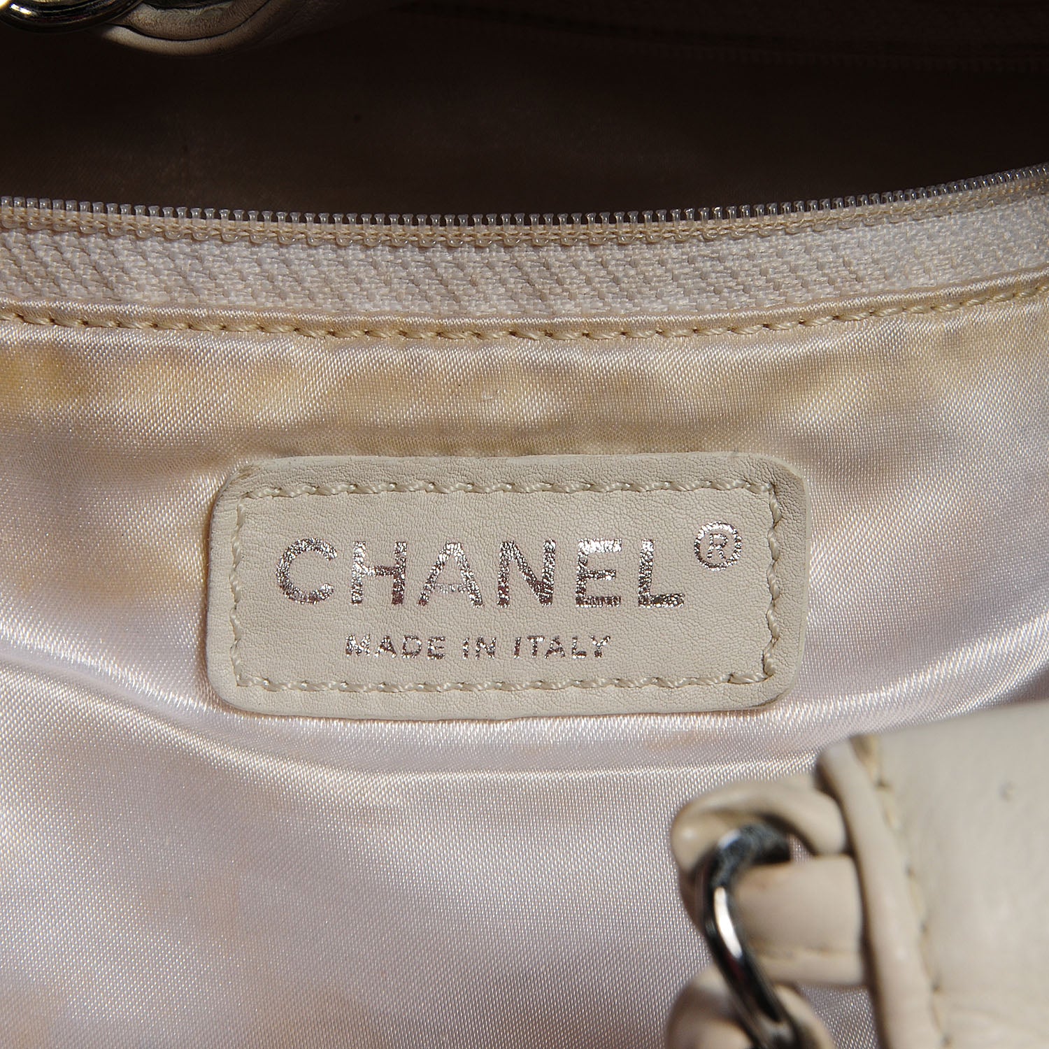 Chanel Calfskin Baby Coco Cabas White 6 of 8
