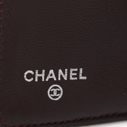 Chanel Lambskin Quilted Yen Wallet Black 6 of 8