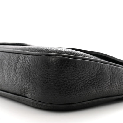 Gucci Pebbled Calfskin Medium Soho Flap Crossbody Black 10 of 14