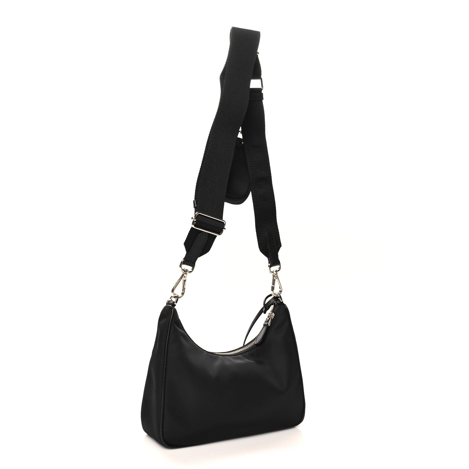 Prada Nylon Re-Edition 2005 Shoulder Bag Black 3 of 9