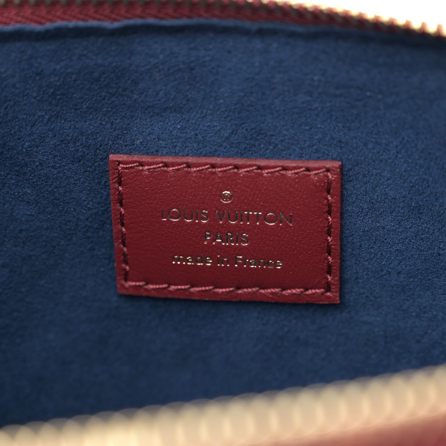 Louis Vuitton Lambskin Embossed Monogram Coussin PM Wine 7 of 10