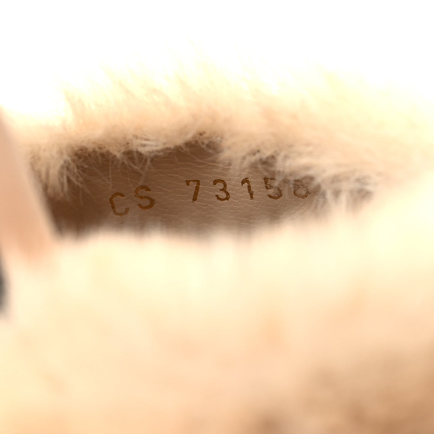 Faux Fur La 16 Mule Sandals 39 Light Beige