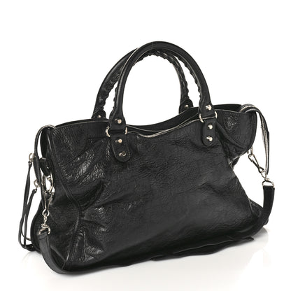 Balenciaga Agneau Classic Silver Hardware City Black 3 of 10
