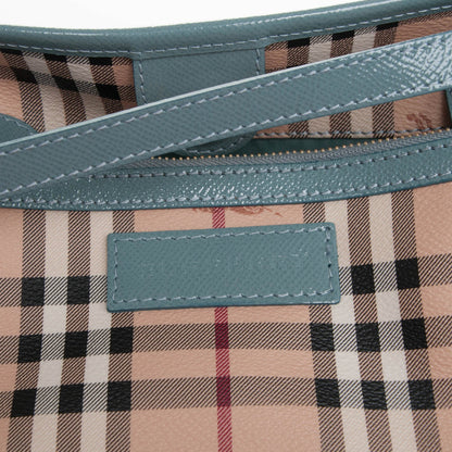 Burberry Haymarket Check Small Canterbury Tote Eucalyptus Grey 6 of 6