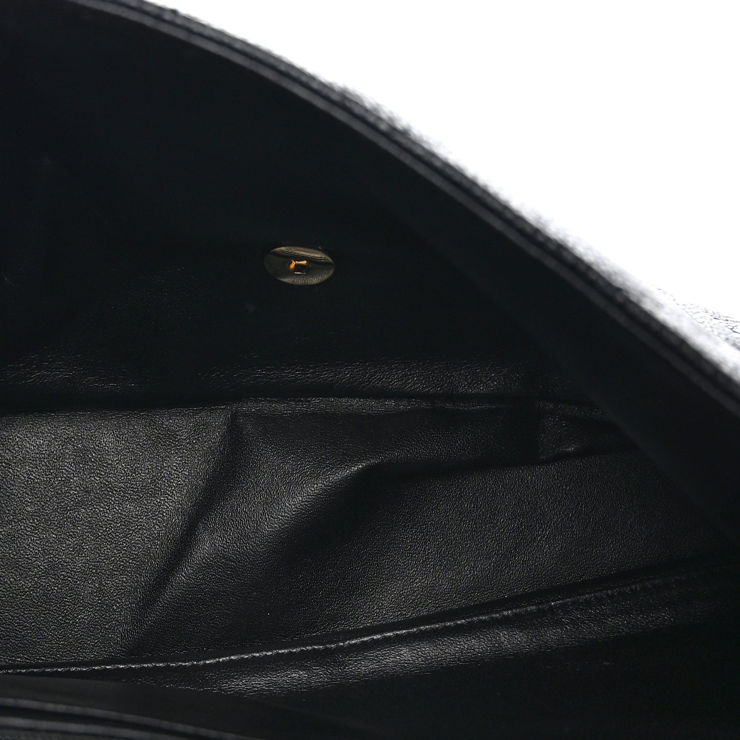 Caviar Quilted Jumbo Single Flap Black