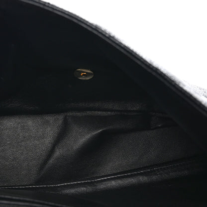 Chanel Caviar Quilted Jumbo Single Flap Black 5 of 9